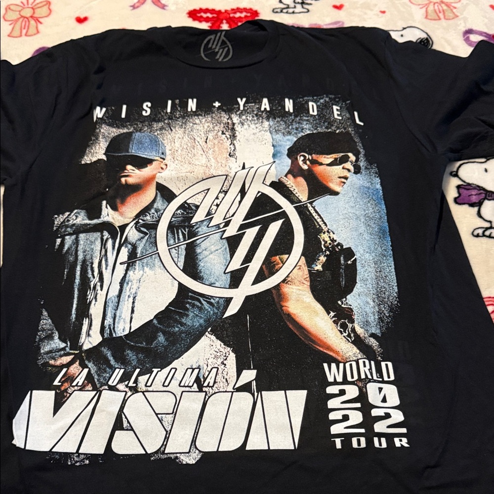 Wisin & Yandel La Última Misión World Tour concert T-shirt size large